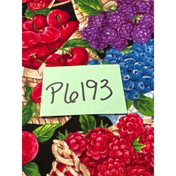 Fruit Basket-Themed VIP Cotton Fabric by Joan Messmore 1/2 yard x 44" Cranston P - Picture 5 of 5